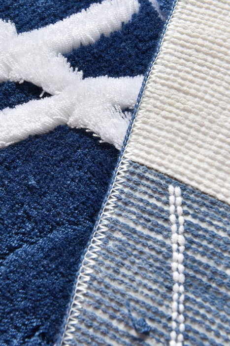 Mijölnir Juego de alfombras de baño acrílicas Azul y Blanco Mijölnir Juego de alfombras de baño acrílicas Azul y Blanco